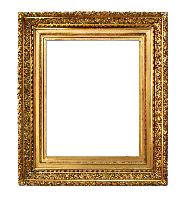 Antique gilt frame, Barbizon French Style