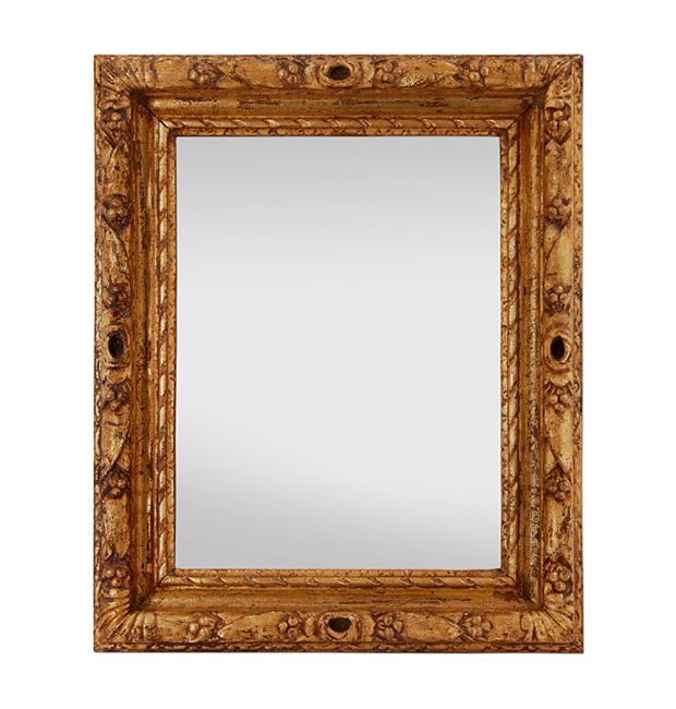 Carved gilt wood mirror frame, circa 1930
